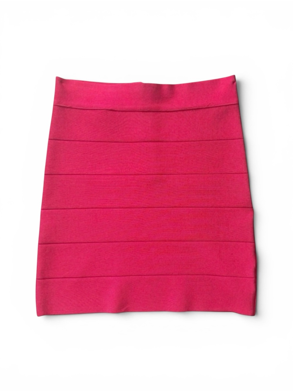 Y2K BEBE True Red Bandage Stretch Mini Skirt